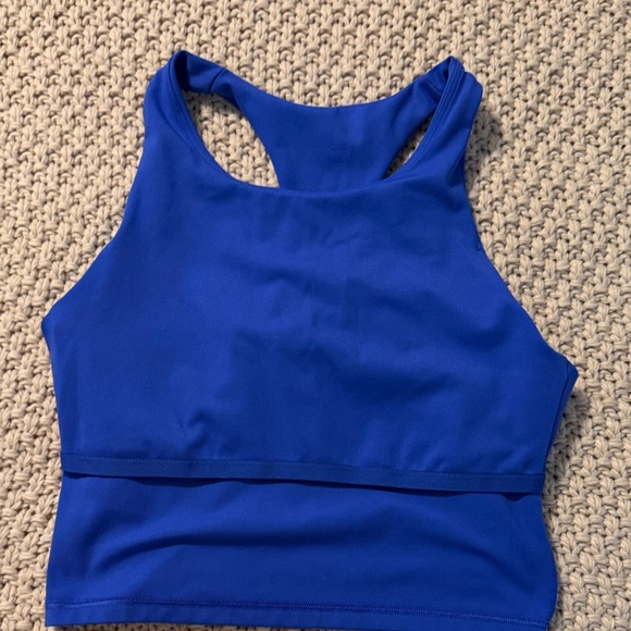GAP Blue Racerback Sports Bra - Picture 4 of 6
